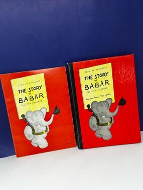 The Story of Babar Vintage Children's Books Hardcover & paperback